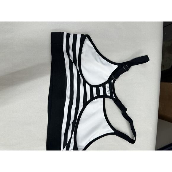 Champion C9 Fitness Sports bra Support Adjustable Straps Black And White - Picture 3 of 8